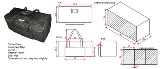 Padded Equipment Bag Dimensions 